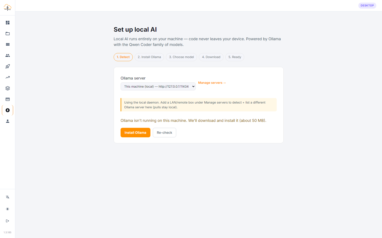 Local AI models